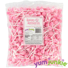 Pink Mini Ball Lollipops