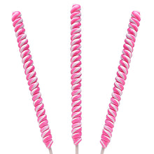 Giant Pink Twist Lollipops