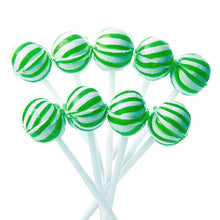 Green Mini Ball Lollipops