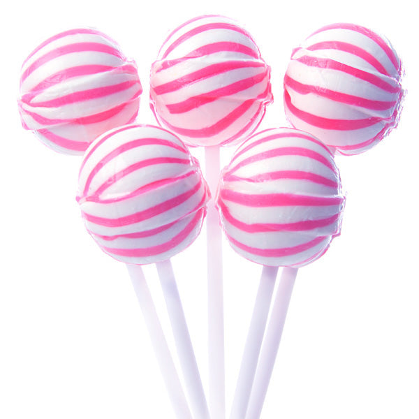 Pink Ball Lollipops