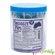 Blue Squiggly Pops