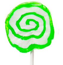 Green Spiral Lollipops