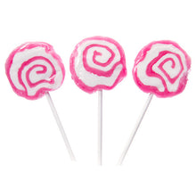 Pink Spiral Lollipops