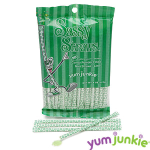 Green Candy Straws