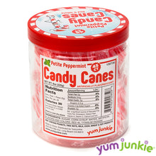 Mini Candy Canes - Red and White: 45-Piece Jar