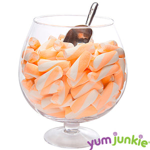 Orange Puffy Poles Marshmallow Candy