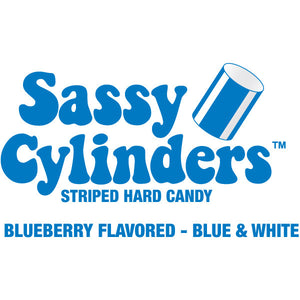 Blue Candy Cylinders