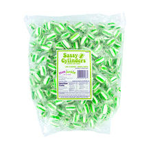 Green Candy Cylinders