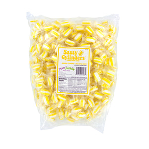 Yellow Candy Cylinders