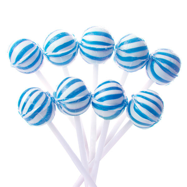 Blue Mini Ball Lollipops