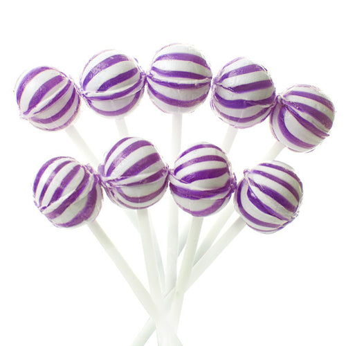 Purple Mini Ball Lollipops