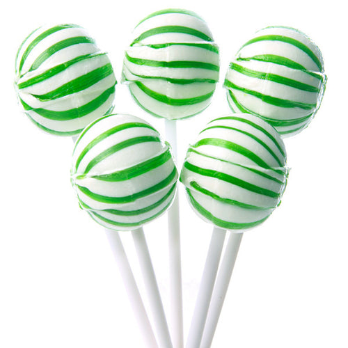 Green Ball Lollipops
