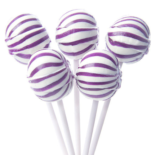 Purple Ball Lollipops
