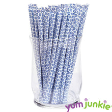 Blue Candy Straws