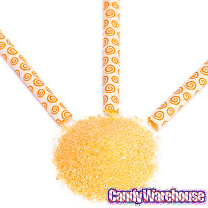 Orange Candy Straws