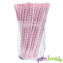 Hot Pink Candy Straws