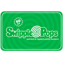 Green Swirl Lollipops with Clear Plastic Sticks