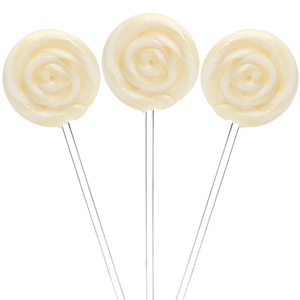 White Swirl Lollipops
