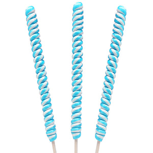 Giant Blue Twist Lollipops