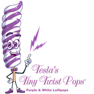 Purple Twist Lollipops
